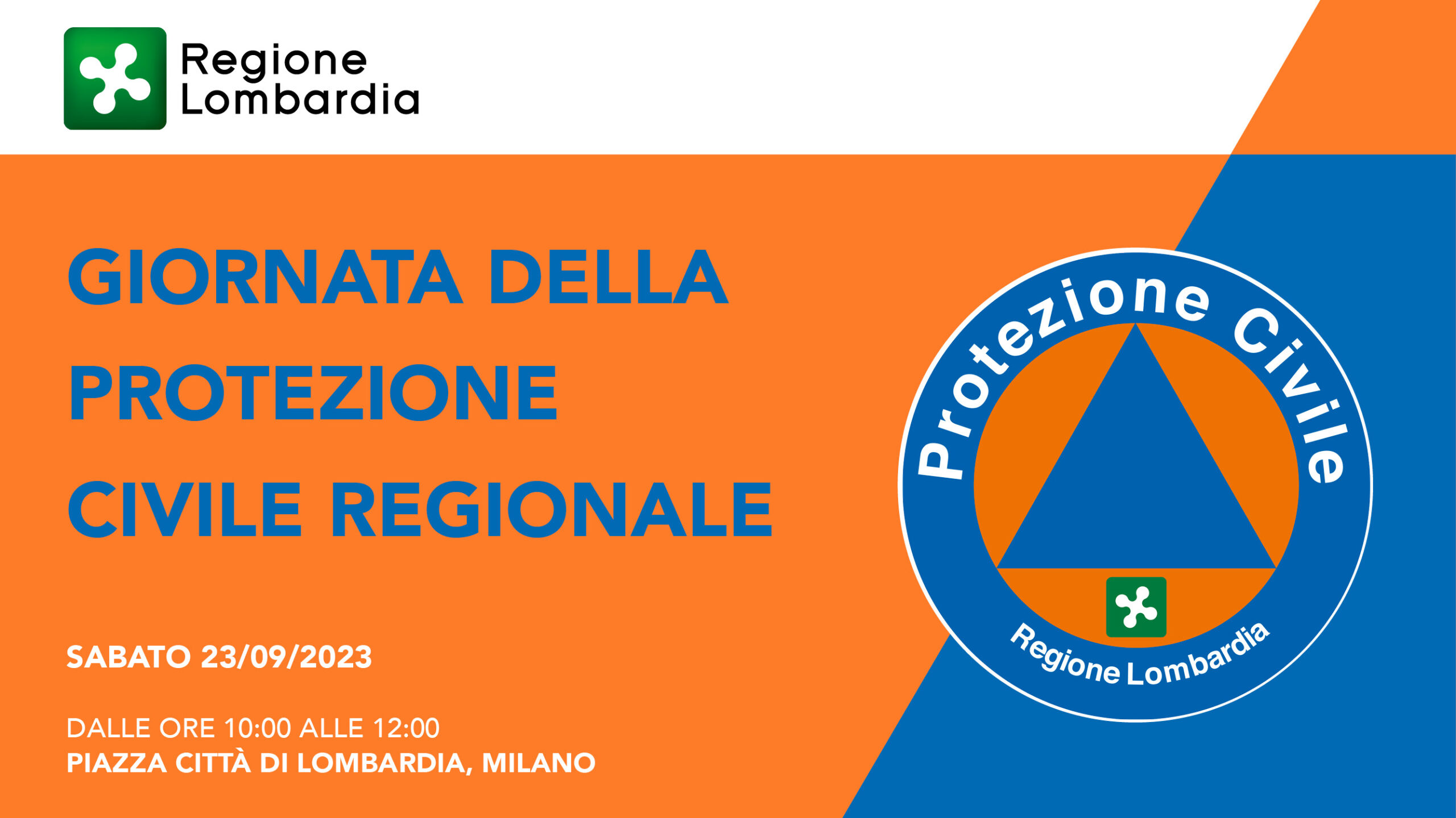 Giornata della protezione civile regionale - 23/09/2023