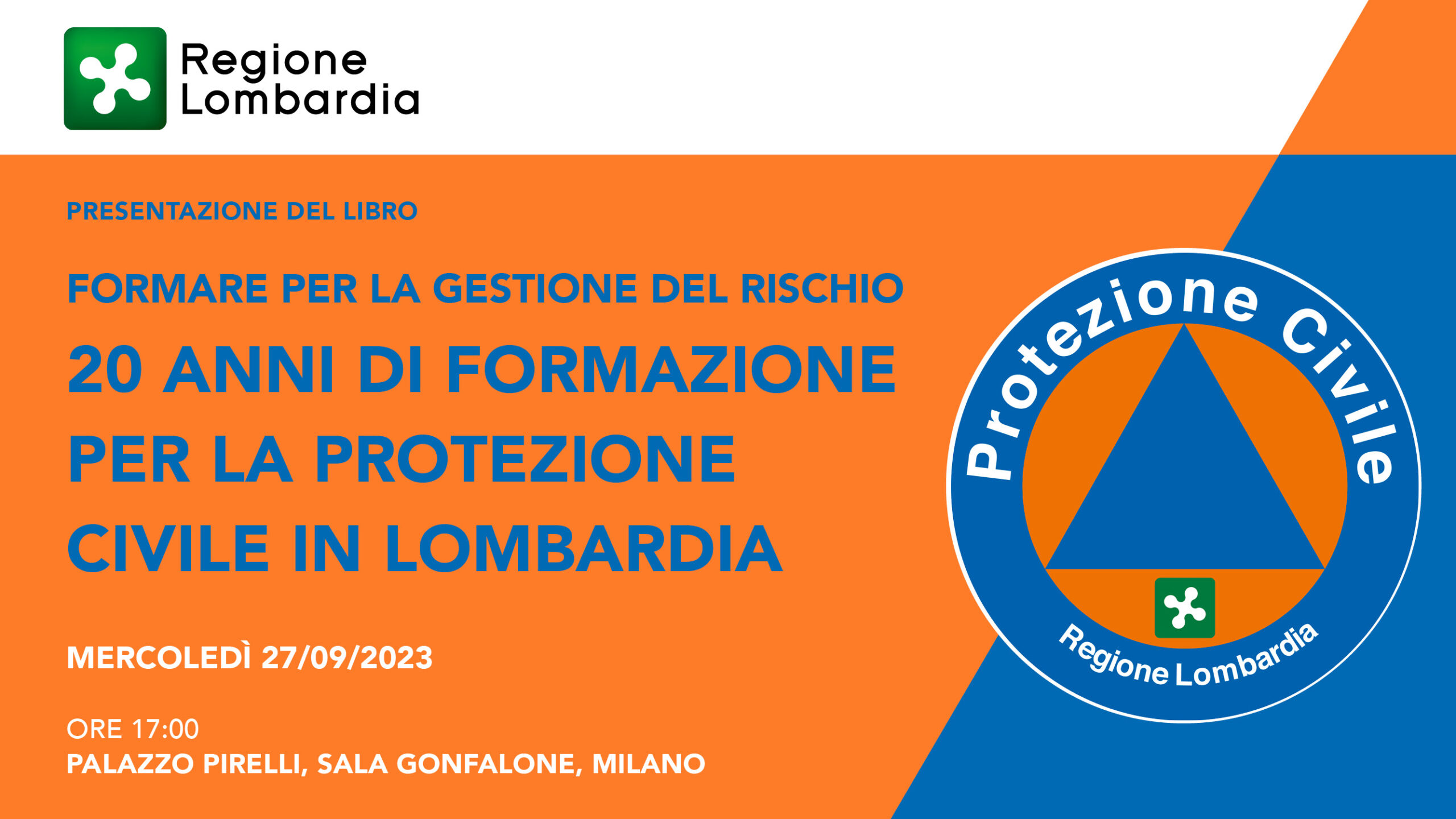 20 anni di formazione per la protezione civile - 27 settembre 2023